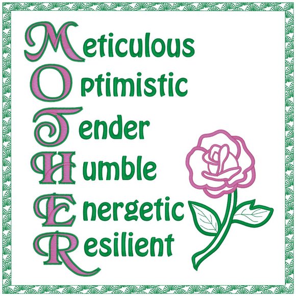 Mother's Day Gift Pillow Cover- Embroidered & Personalized Throw Pillow Cover. - Picture 12 of 13